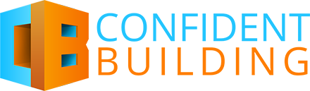 confident building logo